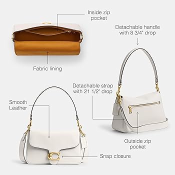 Amazon | コーチ ソフトタビーショルダーバッグ B4/チョーク, B4